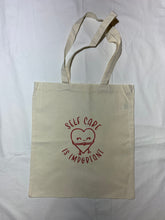 Load image into Gallery viewer, Self Care is Important Tote Bag - Beige
