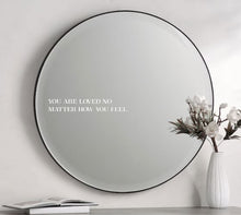 Load image into Gallery viewer, You are Loved Mirror/Car Decal
