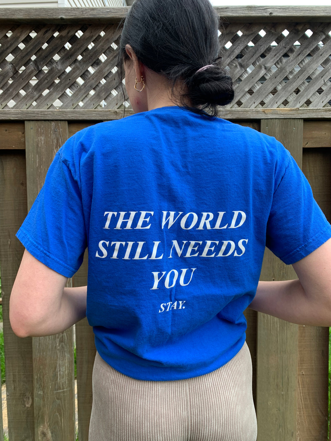 The World Still Needs You T-Shirt - Royal Blue